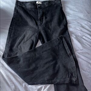 Forever 21 Black Flare & Wide Leg Jeans